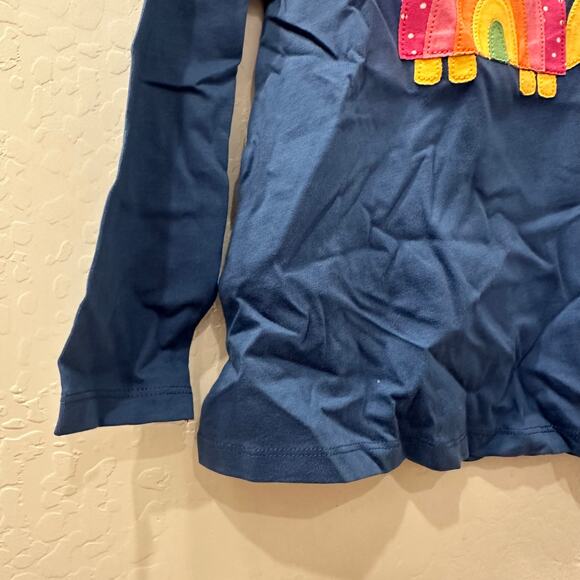 NWT Kite Blue Appliqué Turtle Long Sleeve Shirt - Picture 4 of 7